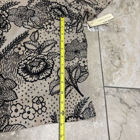 Amanda Smith NWT Floral Print Short Sleeve Blouse - Picture 7 of 8